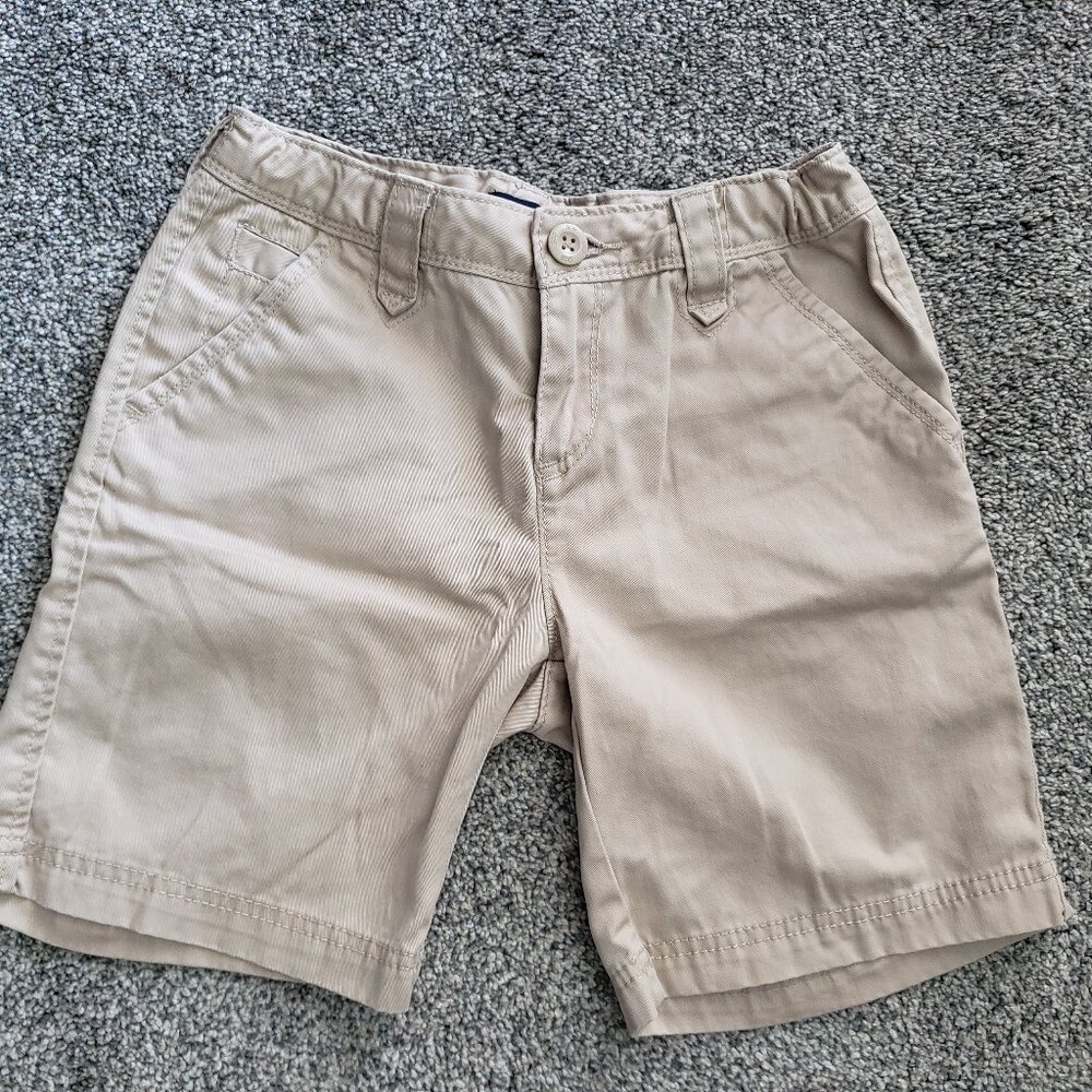 Gap Flat Front Kids Uniform Shorts 14 Reg- Nice Condition